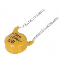 Siguranţă polimerică PTC 110mA Ø0,65x4,7mm pentru protecţie electronică | Electronic-mag.ro | Componente Electronice