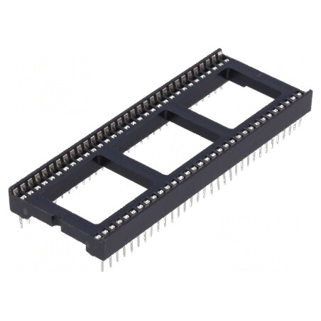 Soclu DIP64 THT 19,05mm pentru circuite integrate, Raster 1,778mm | Electronic-mag.ro | Componente Electronice