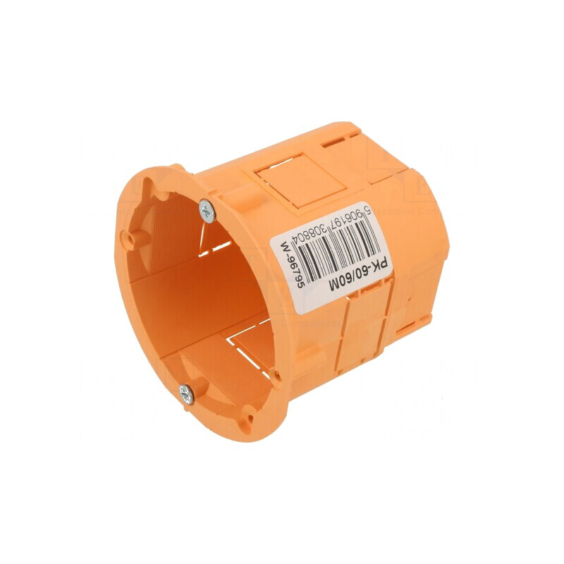 Carcasă doză electrică Ø 60mm Z 60mm pentru montaj în perete de adâncime | Electronic-mag.ro | Componente Electronice Carcasă doză electrică Ø 60mm Z 60mm pentru montaj în perete de adâncime | Electronic-mag.ro | Componente Electronice