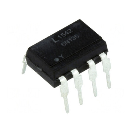 Optocuplor THT DIP8 cu 1 ieșire, tranzistori, izolație 5kV, tensiune colector-emitor 20V | Electronic-mag.ro | Componente Electronice