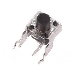 Microîntrerupător TACT SPST-NO 0,05A/12VDC THT, Pozitie 2, Fără Contacte | Electronic-mag.ro | Componente Electronice