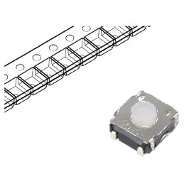 Microîntrerupător TACT SPST-NO 0,05A/32VDC SMT - Pozitie 2 | Electronic-mag.ro | Componente Electronice