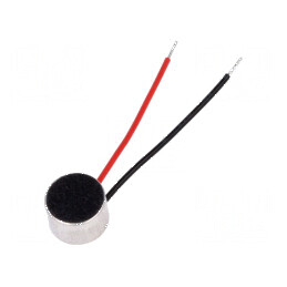Microfon electret 50-16000Hz 2,2kΩ -38dB Ø9,7x6,5mm pentru înregistrări audio profesionale | Electronic-mag.ro | Componente Electronice