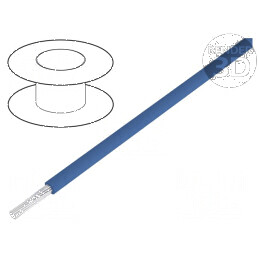 Cablu LiYv litat 0,5mm2 PVC albastru închis 900V 100m pentru instalații electrice | Electronic-mag.ro | Componente Electronice
