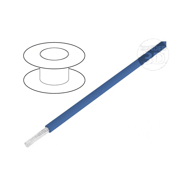 Cablu LiYv litat 0,5mm2 PVC albastru închis 900V 100m pentru instalații electrice | Electronic-mag.ro | Componente Electronice Cablu LiYv litat 0,5mm2 PVC albastru închis 900V 100m pentru instalații electrice | Electronic-mag.ro | Componente Electronice