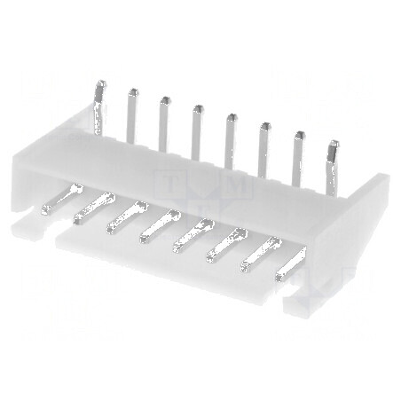 Conector cablu-placă soclu tată XH 2,5mm 8 PIN THT 250V 3A | Electronic-mag.ro | Componente Electronice