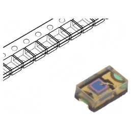 Fototranzistor 0805 900nm 60V 60° cu lentilă transparentă | Electronic-mag.ro | Componente Electronice