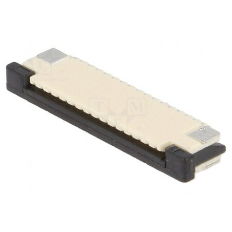 Conector FFC/FPC orizontal 16 contacte superioare ZIF - compatibilitate ridicată | Electronic-mag.ro | Componente Electronice