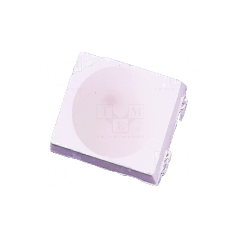 LED SMD PLCC4 RGB 3,2x2,7x1,85mm 120° 20mA Lumin.roşu 700mcd - Iluminat RGB pentru proiecte creative | Electronic-mag.ro | Componente Electronice