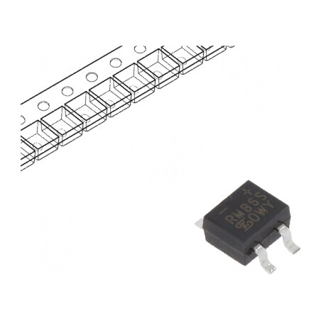 Punte redresoare monofazată Urmax 600V 0,8A 30A MBS | Electronic-mag.ro | Componente Electronice