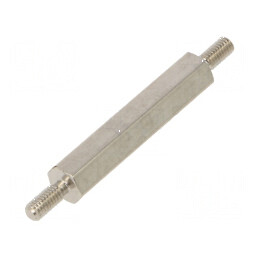 Piuliță distanțieră filetată M2,5 hexagonală 25mm | Electronic-mag.ro | Componente Electronice