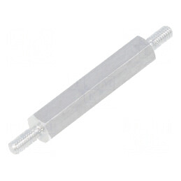 Piuliță distanțieră filetată hexagonală 25mm M2,5 | Electronic-mag.ro | Componente Electronice