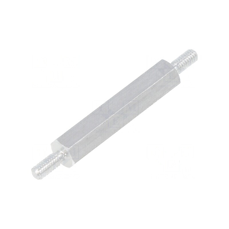 Piuliță distanțieră filetată hexagonală 25mm M2,5 | Electronic-mag.ro | Componente Electronice