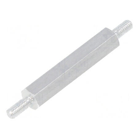 Piuliță distanțieră filetată hexagonală 25mm M2,5 | Electronic-mag.ro | Componente Electronice