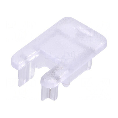 Obturator transparent pentru profil LED 2 bucati din policarbonat | Electronic-mag.ro | Componente Electronice