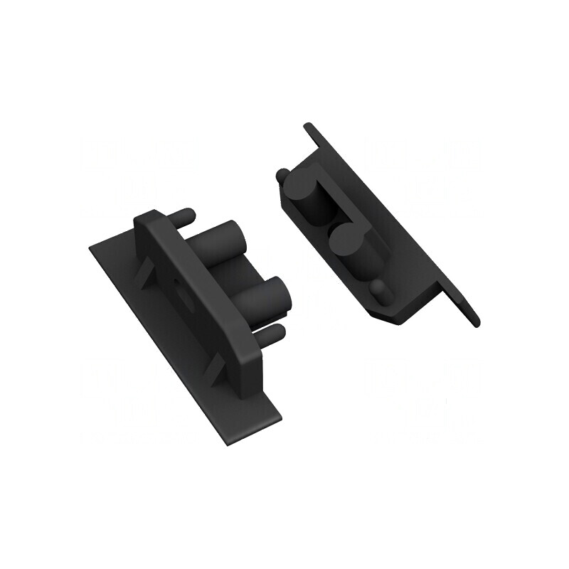 Obturator LED profil negru 2 bucăți ABS GEN2 cu orificiu | Electronic-mag.ro | Componente Electronice Obturator LED profil negru 2 bucăți ABS GEN2 cu orificiu | Electronic-mag.ro | Componente Electronice