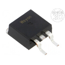 Tranzistor P-MOSFET unipolar TO252 - componentă electronică pentru circuite integrate | Electronic-mag.ro | Componente Electronice