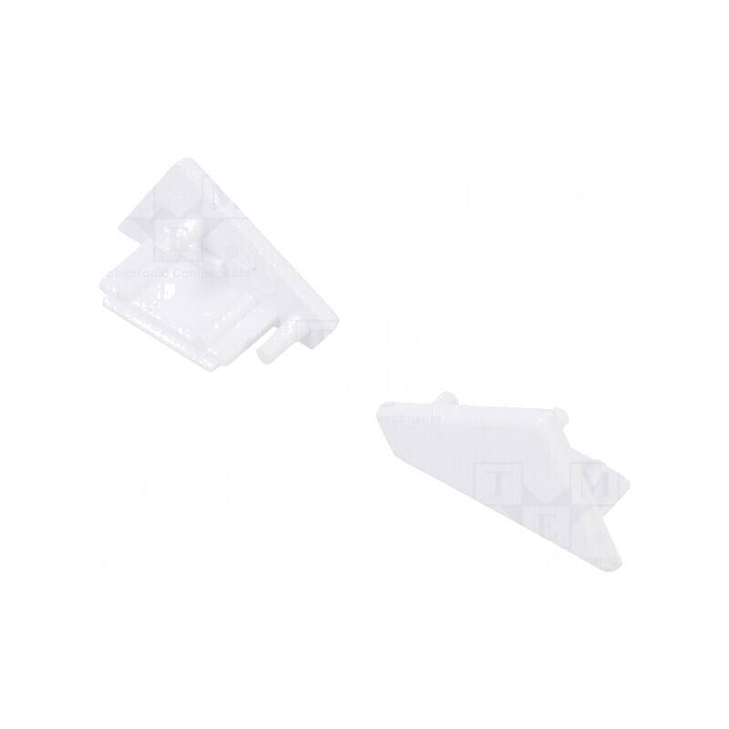 Obturator LED alb 2 bucăți ABS cu inscriptionare TOPMET pentru profile iluminat | Electronic-mag.ro | Componente Electronice Obturator LED alb 2 bucăți ABS cu inscriptionare TOPMET pentru profile iluminat | Electronic-mag.ro | Componente Electronice