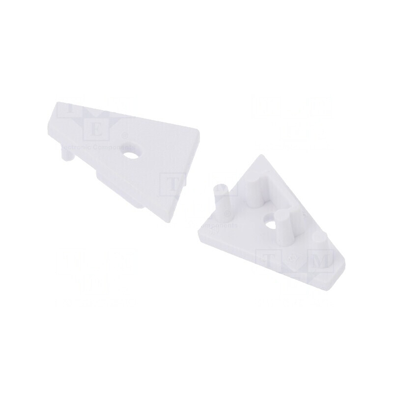 Obturație LED profil albă 2 buc ABS GEN2 cu orificiu | Electronic-mag.ro | Componente Electronice Obturație LED profil albă 2 buc ABS GEN2 cu orificiu | Electronic-mag.ro | Componente Electronice