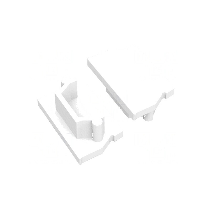 Obturator LED profil alb 2 buc ABS GEN2 cu orificiu pentru iluminat interior | Electronic-mag.ro | Componente Electronice Obturator LED profil alb 2 buc ABS GEN2 cu orificiu pentru iluminat interior | Electronic-mag.ro | Componente Electronice