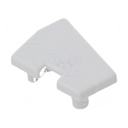 Obturator LED profil gri 2 bucăți ABS GEN2 cu orificiu | Electronic-mag.ro | Componente Electronice