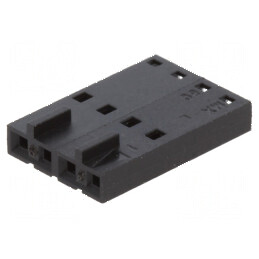 Conector cablu-cablu/PCB mufă mamă SL 2,54mm 4 pini pe cablu | Electronic-mag.ro | Componente Electronice