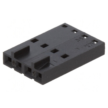 Conector cablu-cablu/PCB mufă mamă SL 2,54mm 4 pini pe cablu | Electronic-mag.ro | Componente Electronice