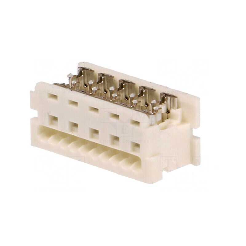 Conector cablu-placă mufă mamă 10 PIN 1,27mm IDC PicoFlex | Electronic-mag.ro | Componente Electronice