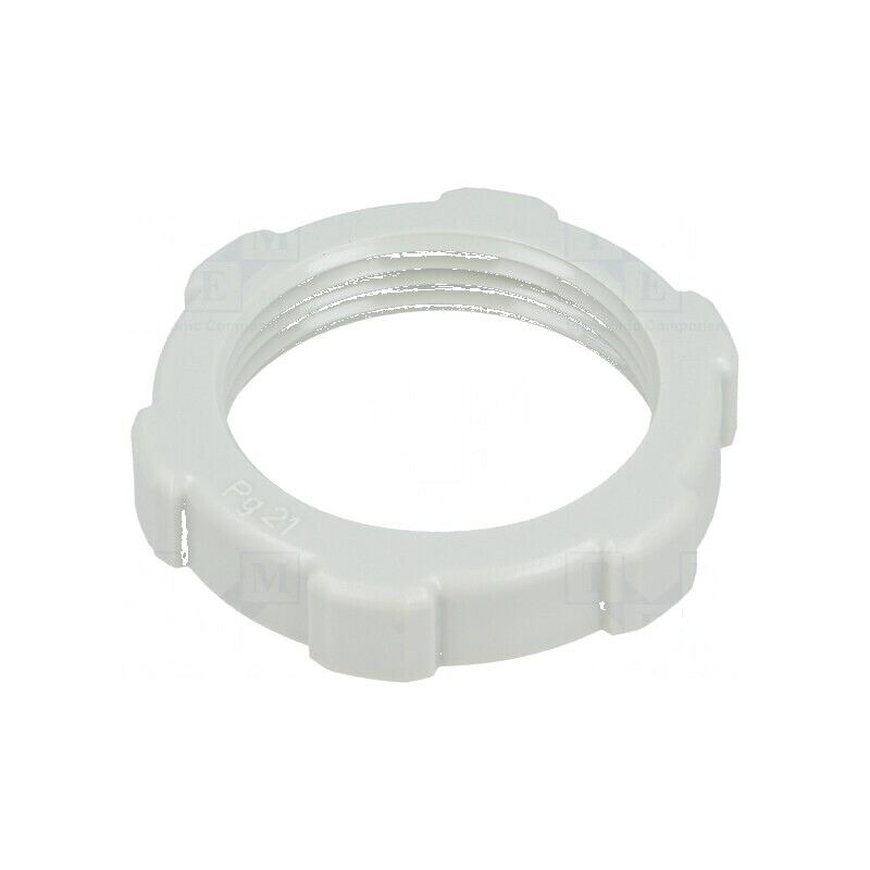 Piuliță PG21 din polistiren, grosime 7mm, cheie 36mm, gri deschis | Electronic-mag.ro | Componente Electronice Piuliță PG21 din polistiren, grosime 7mm, cheie 36mm, gri deschis | Electronic-mag.ro | Componente Electronice