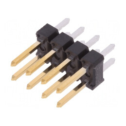 Conector BERGSTIK tată cu 8 pini drept pentru montaj THT | Electronic-mag.ro | Componente Electronice