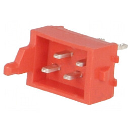 Micro-MaTch soclu tată PIN 4 THT pentru PCB 1,5A - Conector de calitate pentru aplicații electronice | Electronic-mag.ro | Componente Electronice