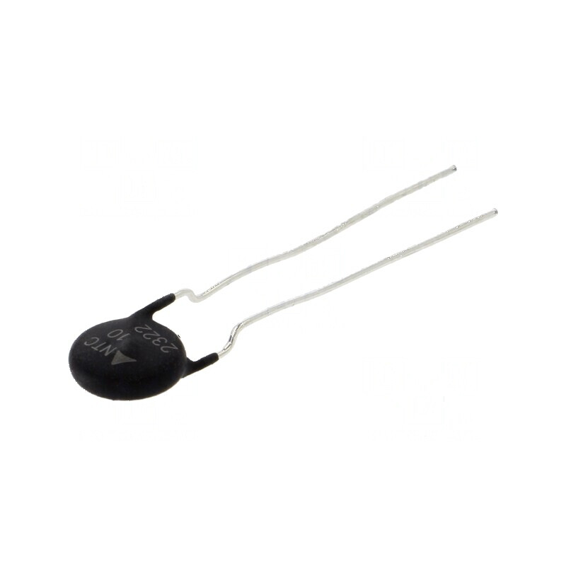 Termistor NTC 10Ω -55° până la 170°C 1,8W ±20% THT Raster 5mm | Electronic-mag.ro | Componente Electronice
