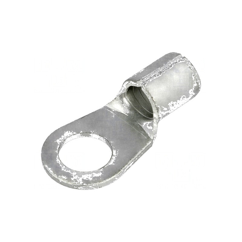 Vârf inelar M8 16mm² crimpat pe cablu neizolat cositorit - Conector electric de calitate | Electronic-mag.ro | Componente Electronice