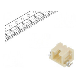 Conector cablu-cablu/PCB soclu tată PIN 2 DF3 Pas 2mm SMT - Componentă electronică | Electronic-mag.ro | Componente Electronice