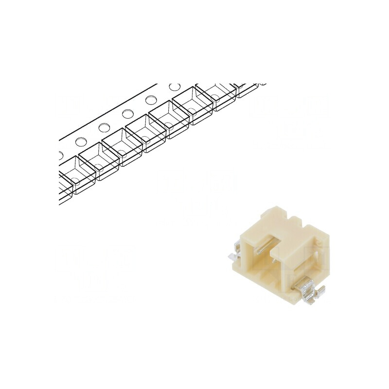 Conector cablu-cablu/PCB soclu tată PIN 2 DF3 Pas 2mm SMT - Componentă electronică | Electronic-mag.ro | Componente Electronice Conector cablu-cablu/PCB soclu tată PIN 2 DF3 Pas 2mm SMT - Componentă electronică | Electronic-mag.ro | Componente Electronice