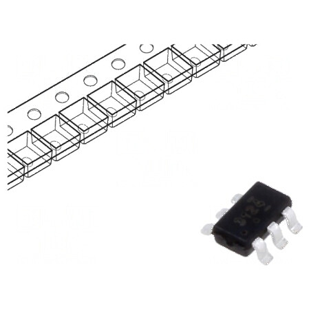 Tranzistor P-MOSFET unipolar -20V 2,3A 0,96W SuperSOT-6 x2 | Electronic-mag.ro | Componente Electronice