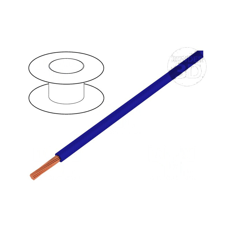 Cablu electric H05V-K litat 0,75mm² PVC albastru ultramarin 250m | Electronic-mag.ro | Componente Electronice Cablu electric H05V-K litat 0,75mm² PVC albastru ultramarin 250m | Electronic-mag.ro | Componente Electronice