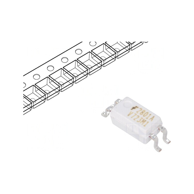 Optocuplor SMD 4pin 3,75kV cu 1 ieșire tranzistori Mini-flat | Electronic-mag.ro | Componente Electronice