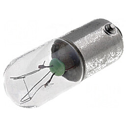 Lampă baionetă BA9S 30VDC 67mA T3 1/4 2W Ø 10,3mm - Balon pentru iluminat | Electronic-mag.ro | Componente Electronice