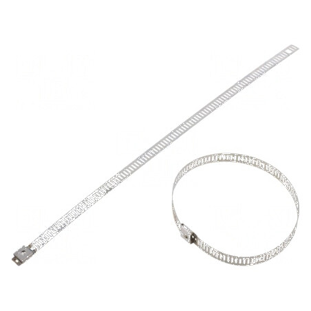 Colier de strângere din oțel inoxidabil AISI 304, dimensiuni L: 225mm, W: 7mm | Electronic-mag.ro | Componente Electronice