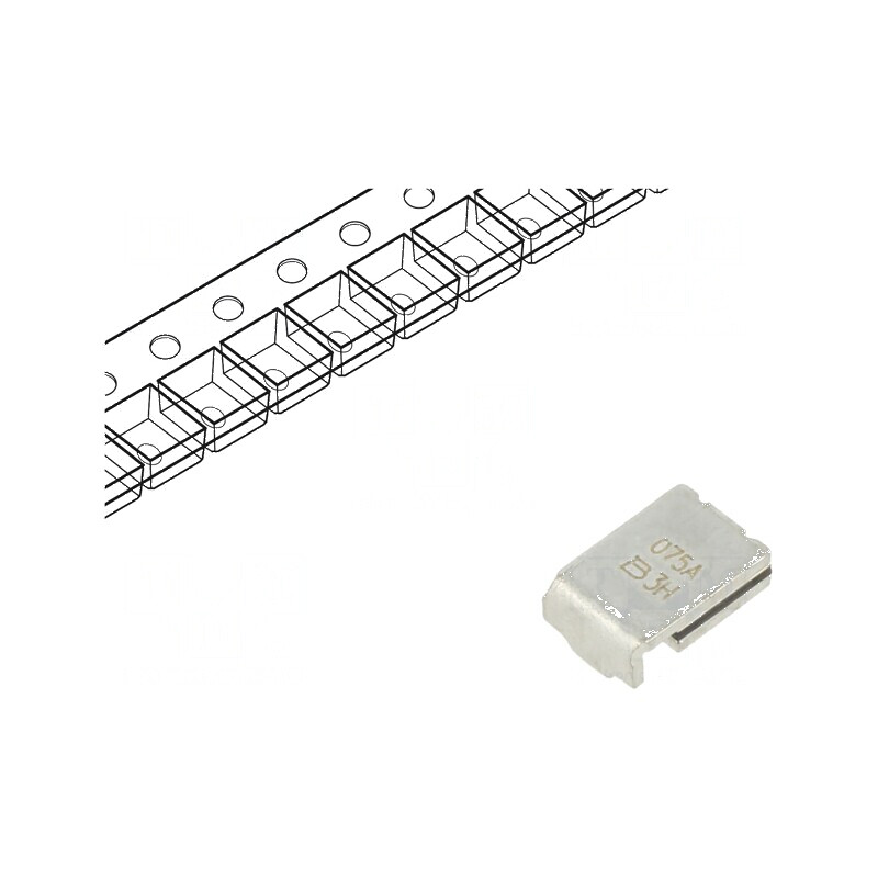 Siguranţă polimerică PTC 750mA Imax 10A pentru PCB, SMT MF-SM bobină | Electronic-mag.ro | Componente Electronice Siguranţă polimerică PTC 750mA Imax 10A pentru PCB, SMT MF-SM bobină | Electronic-mag.ro | Componente Electronice