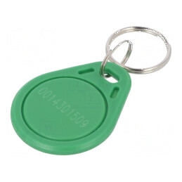 Breloc RFID plastic verde 125kHz 8BROM - Acces rapid și sigur | Electronic-mag.ro | Componente Electronice