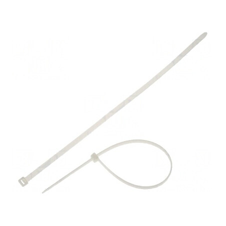 Colier de strângere poliamidă naturală L: 390mm W: 7,6mm 535N | Electronic-mag.ro | Componente Electronice