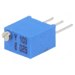 Potenţiometru multitură 10kΩ 250mW ±10% linear pentru montare | Electronic-mag.ro | Componente Electronice