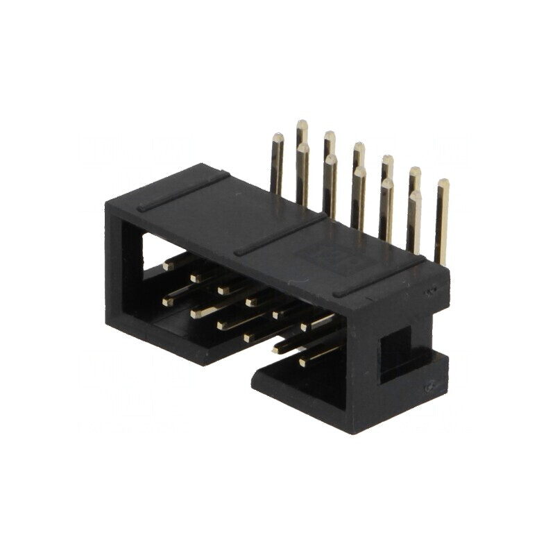 Conector IDC soclu tată 12 pini unghi 90° THT aurit 2,54mm | Electronic-mag.ro | Componente Electronice Conector IDC soclu tată 12 pini unghi 90° THT aurit 2,54mm | Electronic-mag.ro | Componente Electronice