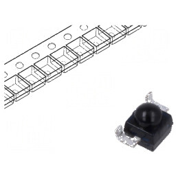 Fototranzistor Gull Wing 1,8mm λp max: 860nm 20V 15° - Componentă electronică pentru detectare lumină | Electronic-mag.ro | Componente Electronice