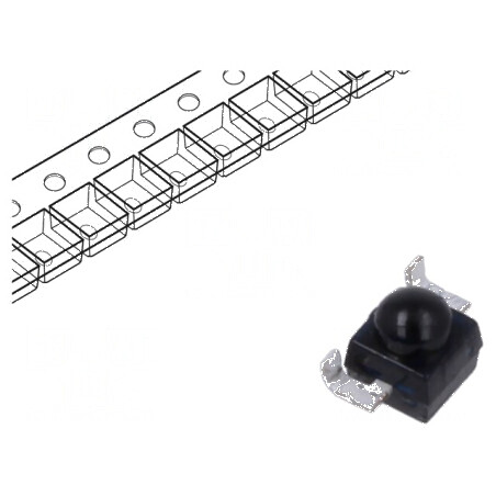 Fototranzistor Gull Wing 1,8mm λp max: 860nm 20V 15° - Componentă electronică pentru detectare lumină | Electronic-mag.ro | Componente Electronice