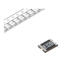 Siguranţă polimerică PTC 0,2A 30V SMD pentru protecţie rapidă la ardere | Electronic-mag.ro | Componente Electronice