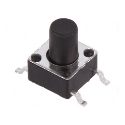 Microîntrerupător TACT SPST-NO 0,05A/12VDC SMT - Poziția 2, Fără. | Electronic-mag.ro | Componente Electronice