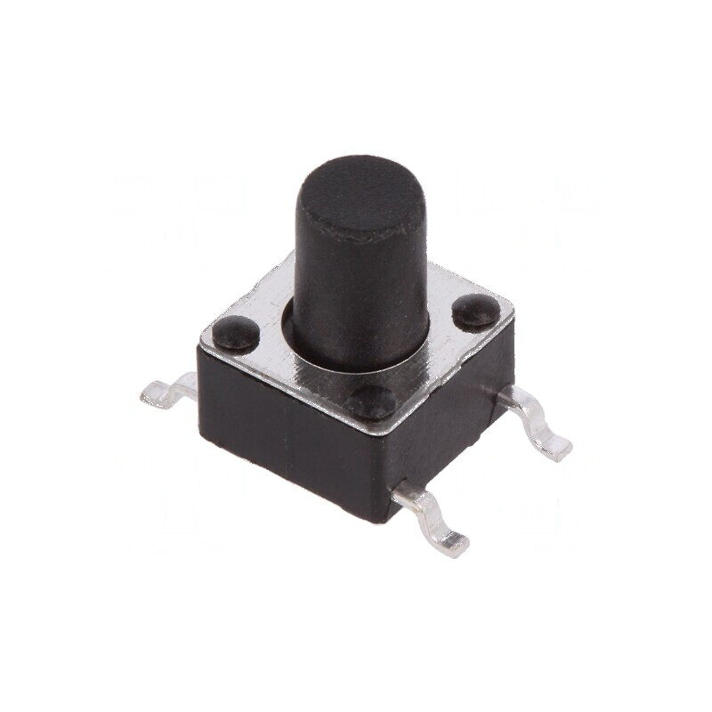 Microîntrerupător TACT SPST-NO 0,05A/12VDC SMT - Poziția 2, Fără. | Electronic-mag.ro | Componente Electronice